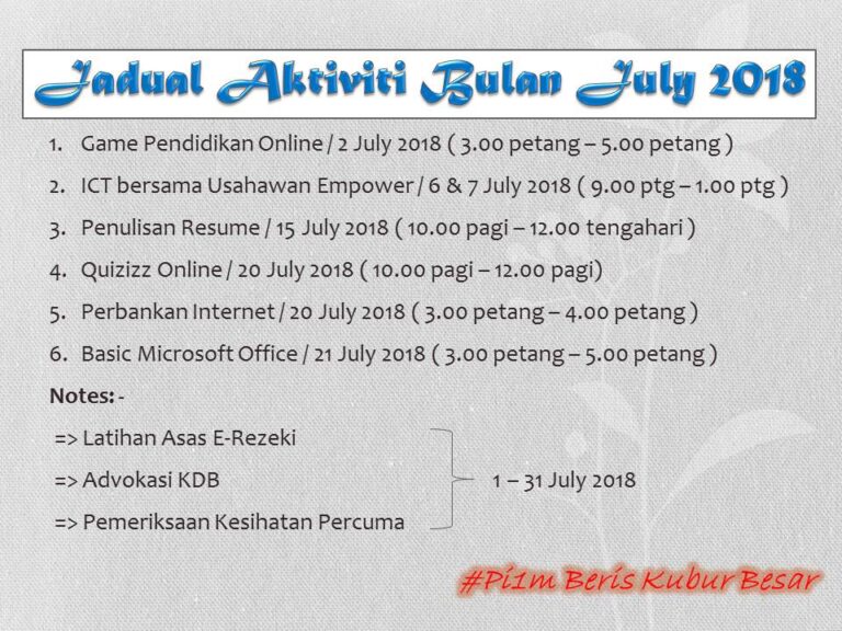 jad july 18