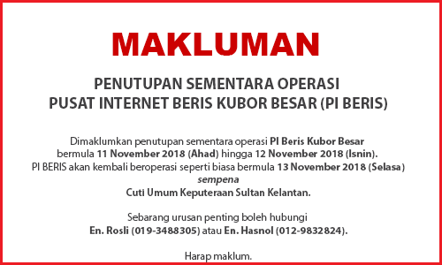 NOTIS PENUTUPAN PI